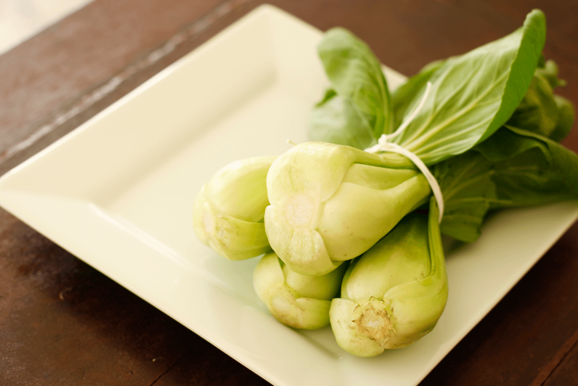 Baby Bok Choy with Sesame & Ginger Recipe
