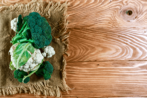 Cauliflower & Broccoli Bake with Toasted Almonds Recipe